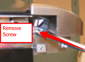 console mounting bracket screw